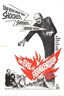 The Evil Of Frankenstein (1964) afişi