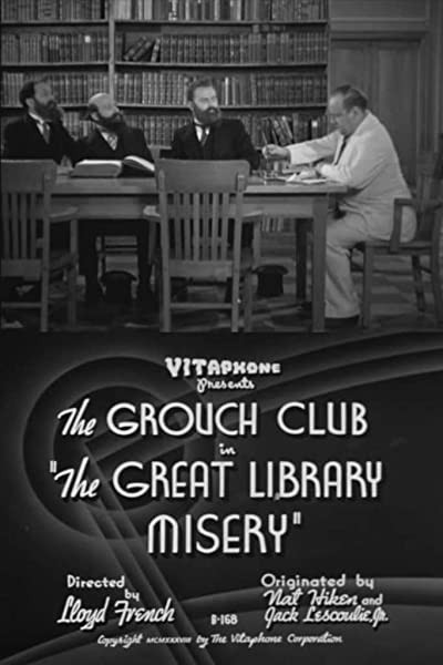 The Great Library Misery (1938) afişi The Great Library Misery (1938) afişi