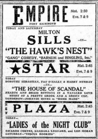 The Hawk's Nest (1928) afişi The Hawk's Nest (1928) afişi