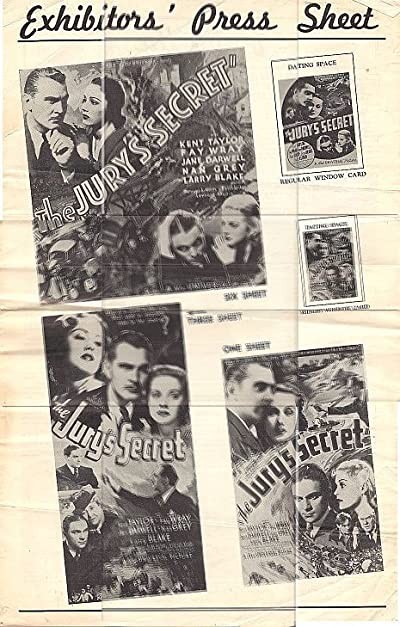 The Jury's Secret (1938) afişi The Jury's Secret (1938) afişi