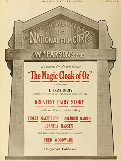 The Magic Cloak (1914) afişi The Magic Cloak (1914) afişi