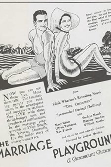 The Marriage Playground (1929) afişi