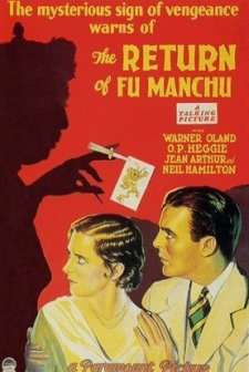 The Return Of Dr. Fu Manchu (1930) afişi