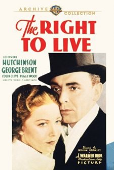 The Right To Live (1935) afişi