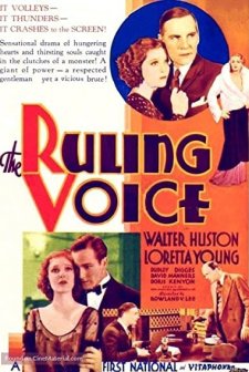 The Ruling Voice (1931) afişi