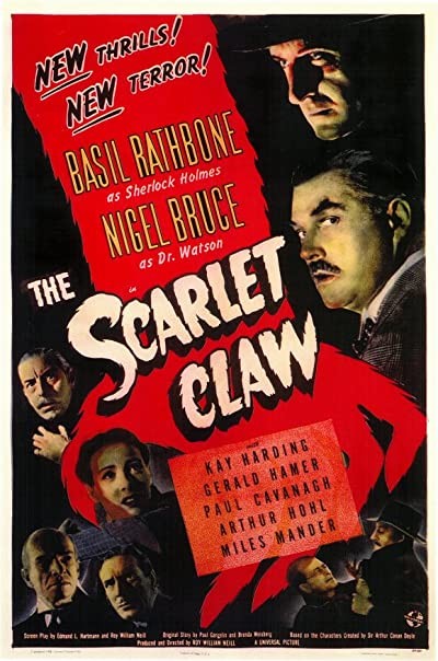 The Scarlet Claw (1944) afişi The Scarlet Claw (1944) afişi