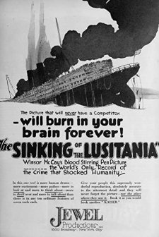 The Sinking Of The Lusitania (1918) afişi