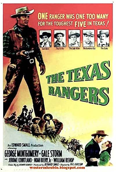 The Texas Rangers (1951) afişi The Texas Rangers (1951) afişi