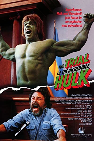 The Trial Of The Incredible Hulk (1989) afişi The Trial Of The Incredible Hulk (1989) afişi