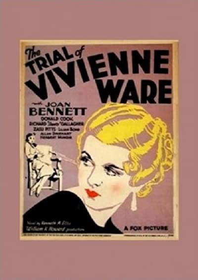 The Trial Of Vivienne Ware (1932) afişi The Trial Of Vivienne Ware (1932) afişi