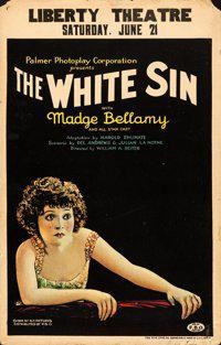The White Sin (1924) afişi The White Sin (1924) afişi