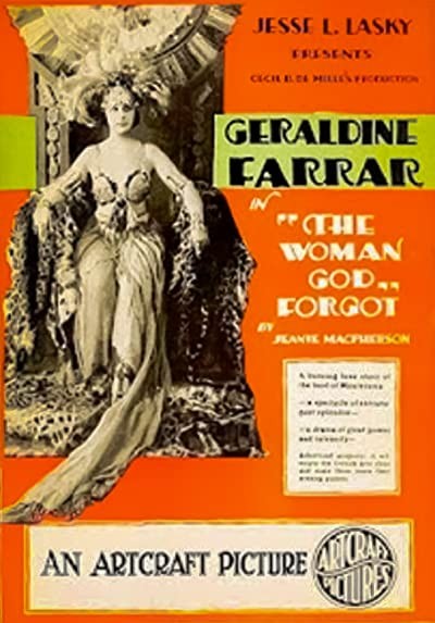 The Woman God Forgot (1917) afişi The Woman God Forgot (1917) afişi