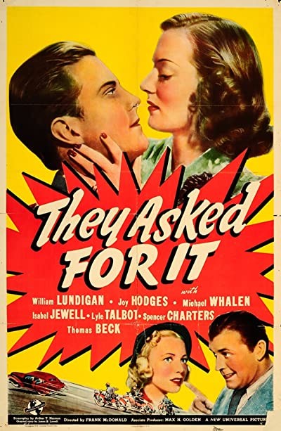 They Asked for It (1939) afişi