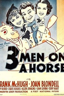 Three Men On A Horse (1936) afişi