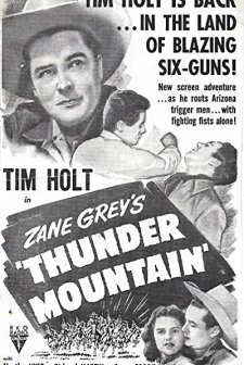 Thunder Mountain (1947) afişi