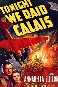 Tonight We Raid Calais (1943) afişi