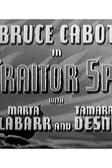 Traitor Spy (1939) afişi