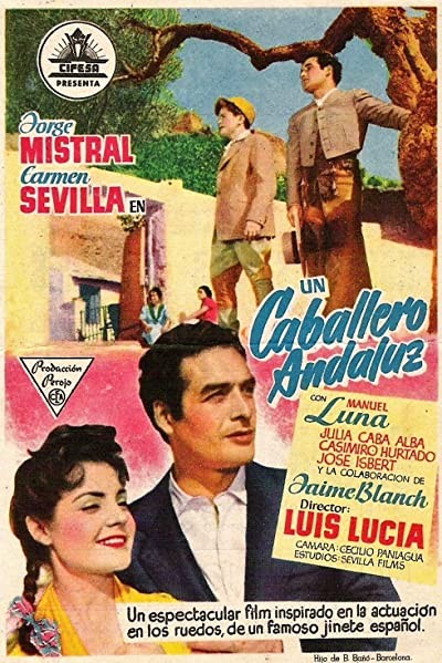 Un caballero andaluz (1954) afişi Un caballero andaluz (1954) afişi