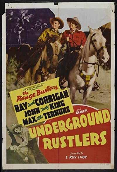 Underground Rustlers (1941) afişi