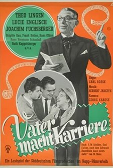 Vater Macht Karriere (1957) afişi