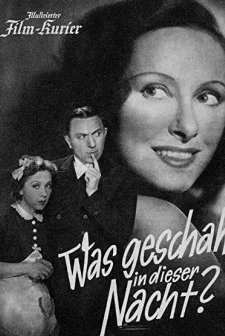 Was Geschah In Dieser Nacht (1941) afişi