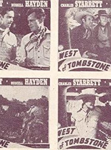 West Of Tombstone (1942) afişi