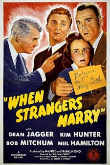 When Strangers Marry (1944) afişi