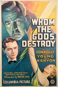 Whom The Gods Destroy (1934) afişi