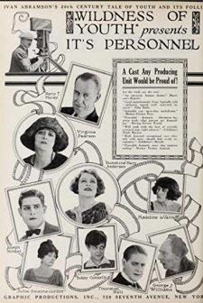 Wildness Of Youth (1922) afişi