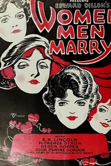 Women Men Marry (1922) afişi