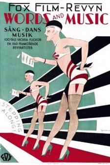 Words And Music (1929) afişi