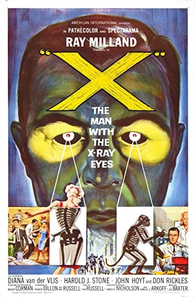 X (1963) afişi X (1963) afişi