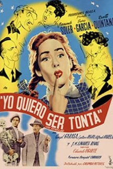 Yo Quiero Ser Tonta (1950) afişi