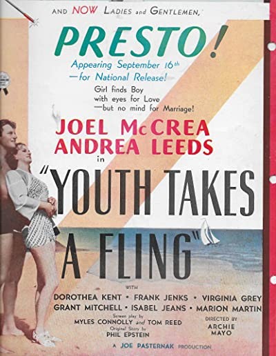 Youth Takes A Fling (1938) afişi Youth Takes A Fling (1938) afişi