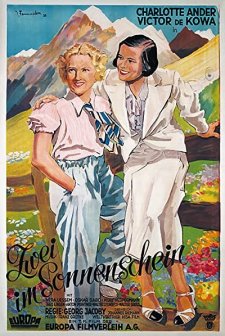 Zwei Im Sonnenschein (1933) afişi
