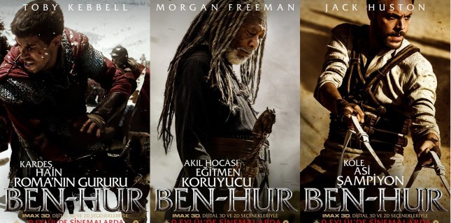 Ben Hur'dan Türkçe Karakter Afişleri!