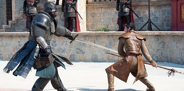 Oberyn ve Dağ'ın Dövüş Sahnesinin Kamera Arkası