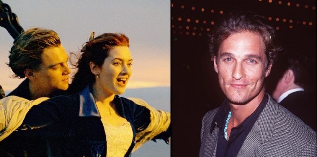 Titanic’teki Jack rolü için Matthew McConaughey düşünülmüş