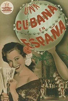 Una Cubana En España (1951) afişi