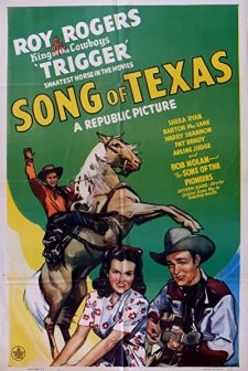 Song Of Texas (1943) afişi