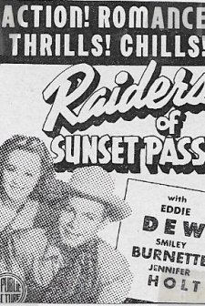 Raiders Of Sunset Pass (1943) afişi