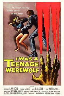 ı Was A Teenage Werewolf (1957) afişi