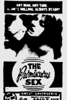 The Promiscuous Sex (1967) afişi