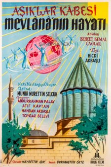 Aşıklar Kabesi Mevlana (1956) afişi