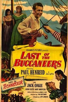 Last Of The Buccaneers (1950) afişi