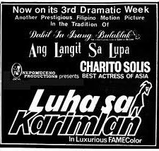 Luha Sa Karimlan (1968) afişi