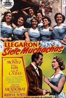 Llegaron Siete Muchachas (1957) afişi