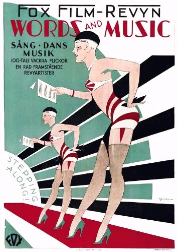 Words And Music (1929) afişi