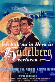 Ich hab' mein Herz in Heidelberg verloren (1952) afişi
