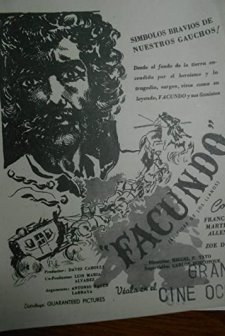 Facundo, El Tigre De Los Llanos (1952) afişi